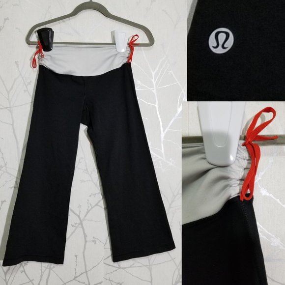 Lululemon Ruched Waistband Cropped Yoga Pants